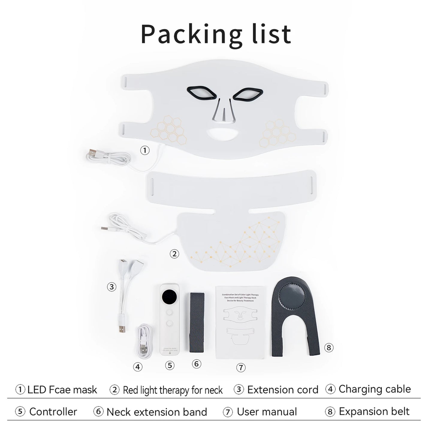 Hello Face Rechargeable Red Light Therapy Mask