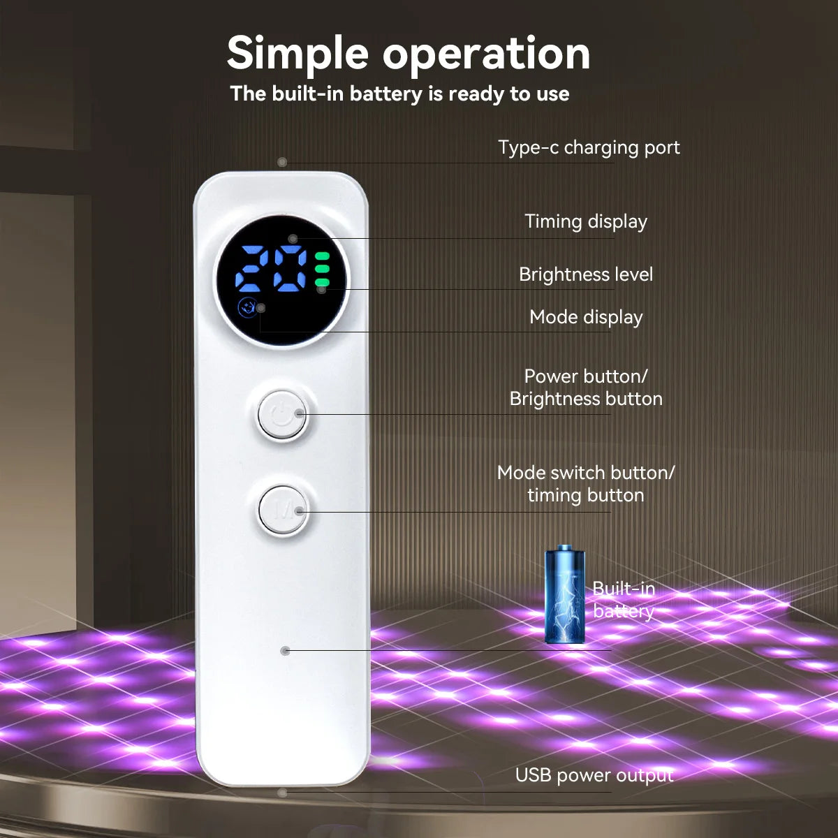 Hello Face Rechargeable Red Light Therapy Mask