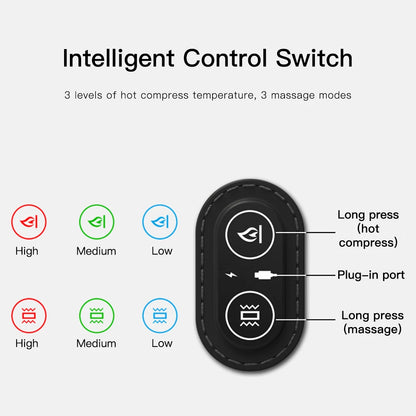 Electric Neck Massage Pillow Heating Vibration Neck