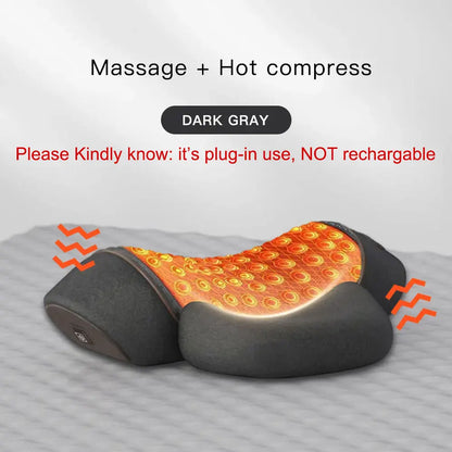Electric Neck Massage Pillow Heating Vibration Neck