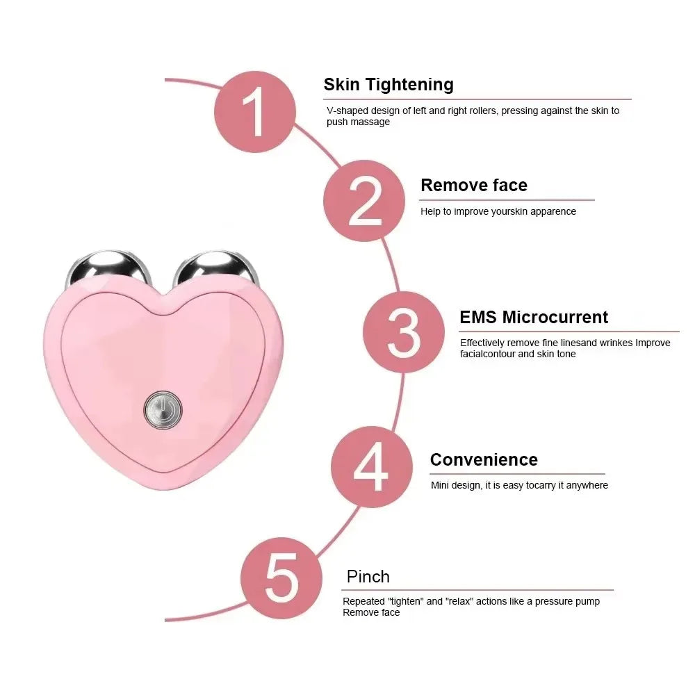 EMS Face Lifting Machine Facial Massager Microcurrent