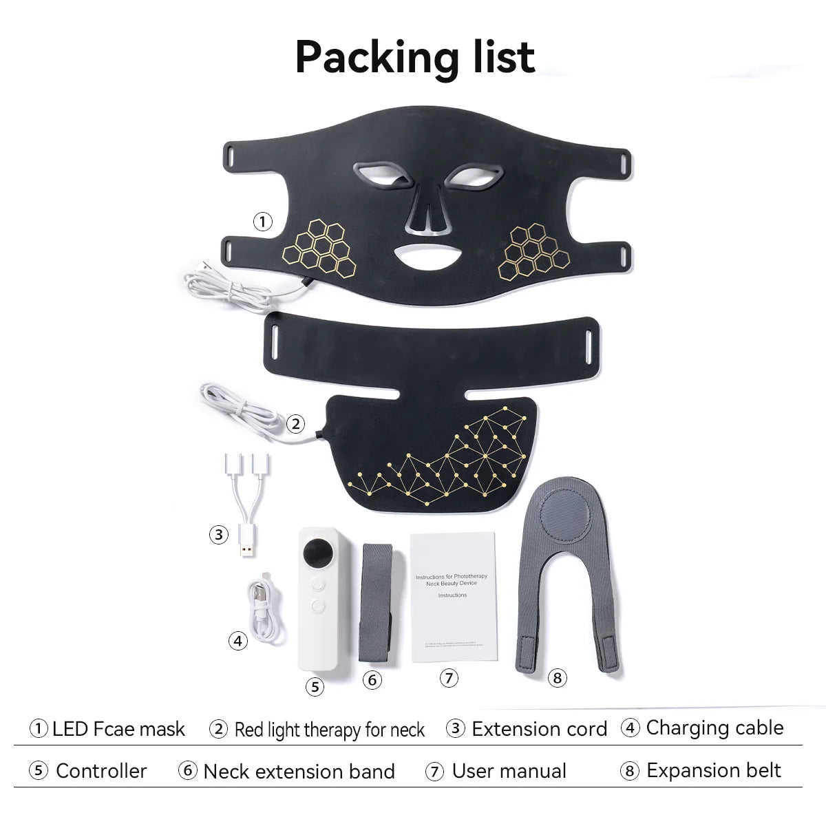 Hello Face Rechargeable Red Light Therapy Mask