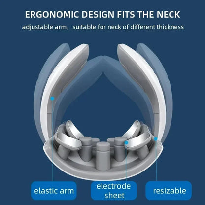 Smart Neck And Back Massager Device Shoulder Neck