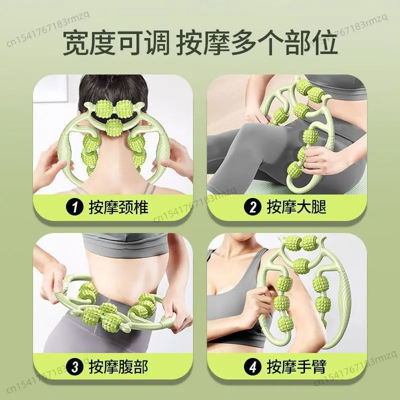 Round Massager Roller for Waist Abdominal Muscles