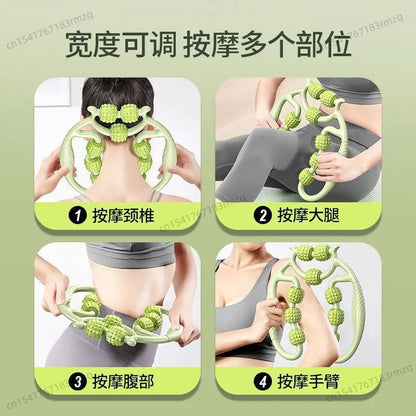 Round Massager Roller for Waist Abdominal Muscles