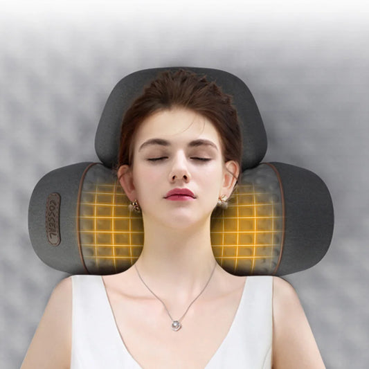 Electric Neck Massage Pillow Heating Vibration Neck