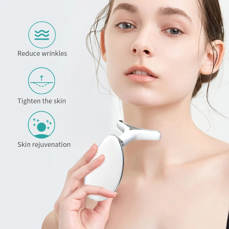 Neck Face Beauty Device EMS Facial Neck Lifting 3