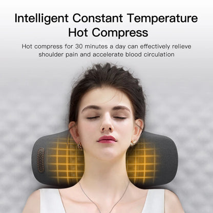 Electric Neck Massage Pillow Heating Vibration Neck