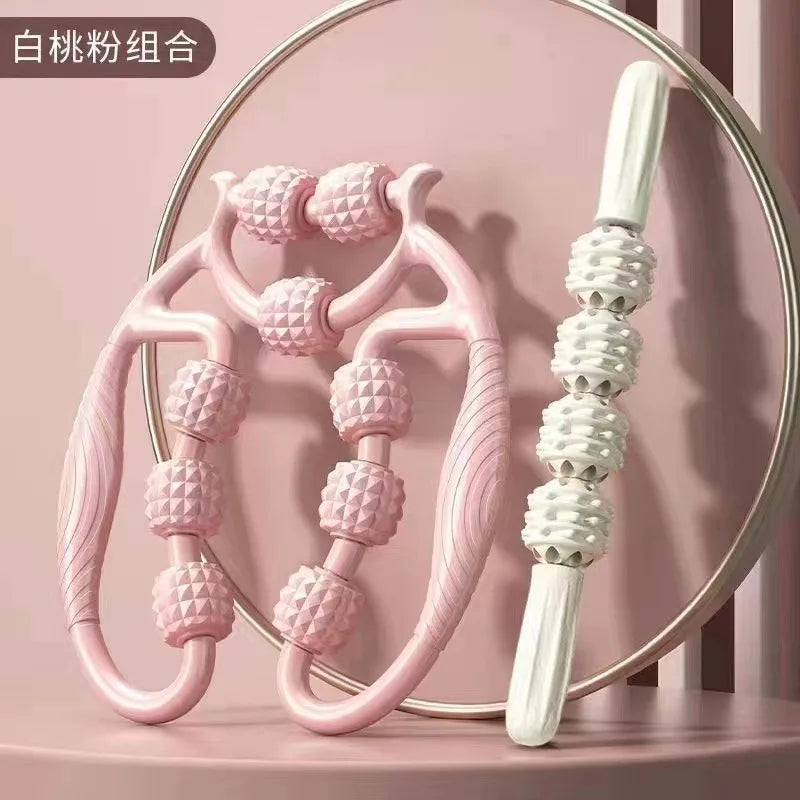 Round Massager Roller for Waist Abdominal Muscles