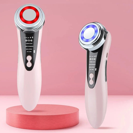 Hot Cool EMS Facial Massager Sonic Vibration Ion
